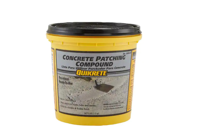 Quikrete 4 lb. 1 Qt. Concrete Patching Compound, Use for patches up to 1/4 inch