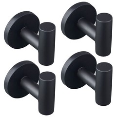 4PC Magnetic Coats Hanger Metal Utility Organizer Storage Hooks Hallway Door