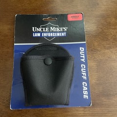 Uncle Mikes 7792-1 Open Handcuff Case Duty Cuff Case NEW