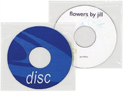 100 pcs NEW Univenture Tamper Resistant Adhesive CD DVD Sleeve 27094 FREE SHIP