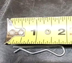 R style PIN, HAIR PINS HITCH CLIPS. 50 pieces 5/64″ X 2″ length.