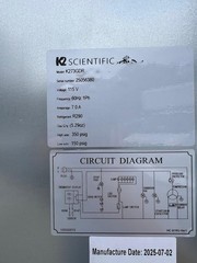 K2 Scientific K273GDR 73 Cu. Ft. High Performance Glass Triple Door Refrigerator