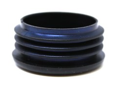 Black 1.5″ Round Tubing Plastic Hole Plug End Cap, 1.5 Inch OD Tube Pipe Cover
