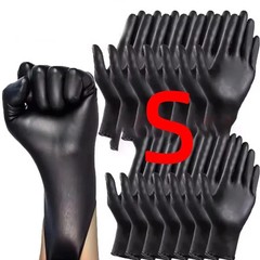Black Nitrile Disposable Gloves Thick Heavy Duty Multi Purpose Protective Gloves