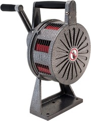 BASE MOUNT LOUD HAND CRANK MANUAL OPERATED AIR RAID ALARM METAL PORTABLE SIREN