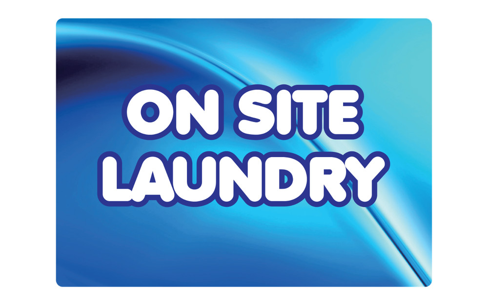 ON SITE LAUNDRY – bLL | Adhesive Vinyl Sign Decal