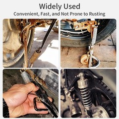 2 Pcs Exhaust Spring Puller Tool,T Shaped Handle Exhaust Pipe Spring Puller,E…