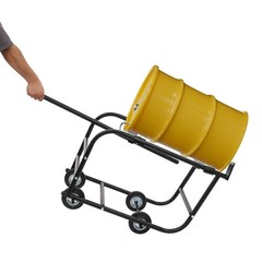 55 Gallon Drum Cradle, Movable Drum Cradle Drum Stand 600-pound Capacity