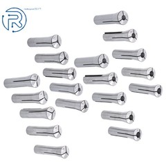 Metric R8 Collet Set 1mm to 20mm 20 Pcs Set High Precison for Milling