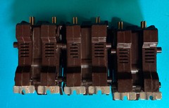 Wadsworth A220N 20 Amp 2 Pole 2P Type A METAL FOOT Circuit Breaker A220 WA220