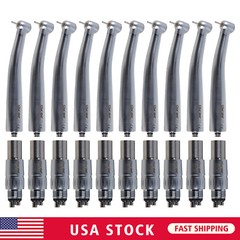 1-10* NSK Style Dental High Speed Handpiece Turbine with 4 Holes Quick Coupler