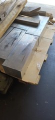 35 LBS EACH , 100% 6061 ALUMINUM SQUARE/ BLOCK / BAR