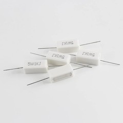 10Pcs 5W 1K Ohm Ceramic Cement Power Resistor Wirewound Horizo Size: 5W 1K Ohm