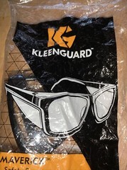 Kleanguard Maverick Safety Anti-Fog Glasses Side Guard Shields 1 Pair BLK Frame
