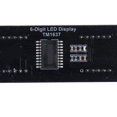 TM1637 Driver 6 Digit 7 Segment LED Digital Tube Display Module Clock Module