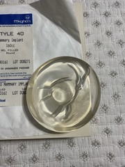 Vintage 1990 Bioplasty MISTI Gel Breast Implant 160 Cc Not For Medical Use