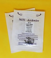 20 Packs Dental Closed Coil Spring Orthodontic Niti Alloy 012*6mm Medium Force