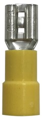 (100) 8 AWG Vinyl Insulated Female Quick Disconnect .250 Wire Terminal Connector