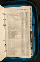 Teal Blue Mundex Zippered Faux Leather Planner Organizer Wallet Agenda by Mundi