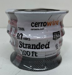 Cerrowire 100 ft. 10 Gauge Red Stranded Copper THHN Wire 112-3873C
