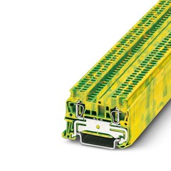 5pcs Phoenix ST 1.5-PE spring cage ground terminal block green-yellow New