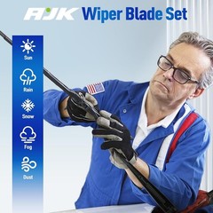 Rear Windshield Wiper for Nissan Rogue 2014-2020, Streak-Free OEM Back Wipers Bl