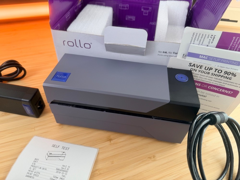 Rollo X1038 Direct Thermal Shipping Label Printer Commercial Grade