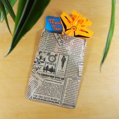 Newsprint/Kraft Paper Gift Bags – Shopping/Sales/Tote Bags