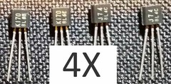 Toshiba 2SJ74 + 2SK170 LAB MATCH QUAD to 0.1mA (7.0 – 9.0 mA range “BL” “B”)
