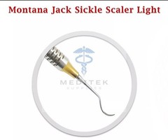 3 X Montana Jack Sickle Scaler Light Double Ended Dental Instruments CE