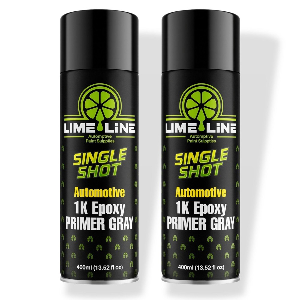 LiME LiNE 1K Epoxy Primer Aerosol Spray Paint – Bare Metal Adhesion – Pack of 2