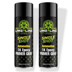 LiME LiNE 1K Epoxy Primer Aerosol Spray Paint – Bare Metal Adhesion – Pack of 2
