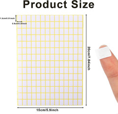2940Pcs Matte Small White Labels Stickers Blank Labels Removable Price Tags