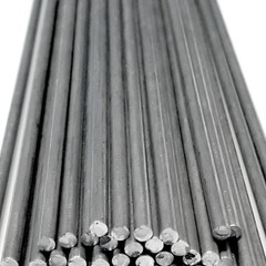 Bright Annealed Solid Round Rod Mild Steel 3mm 1/8″ dia. x 36″ L x 50 Pcs Metal