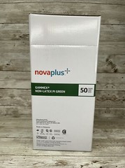 Gammex NovaPlus Non-Latex PI Green Surgical Glove, 50 Pair Box Size 9 *See Date*