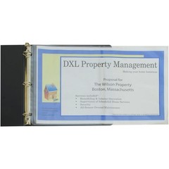 C-Line, CLI62237, Panoramic Fold-Out Sheet Protectors, 25 / Box, Clear