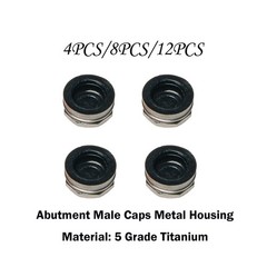 Universal Implant Locator Core Tool Overdenture Metal Housing & Lab Cap Assembly