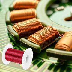 28 AWG Magnet Wire, 4 oz Magnetic Coil Wire, 155C(311F)