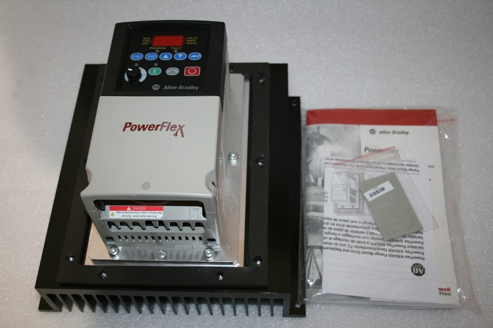NEW – Allen-Bradley PowerFlex 4 3.7 kW (5 Hp) AC Drive 22A-D8P7F104 22A-D8P7H204