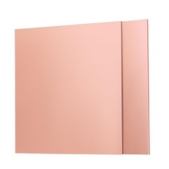 2 Pieces 99.9% Pure Copper Sheet, 4″ x 4″, 24 Gauge(0.5mm) Thickness, Film