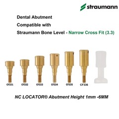 Dental Overdenture Locator Ti Abutment For Straumann Bone level Crossfit NC RC