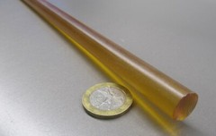 Ultem PEI Rod 1000-1000 Natural .500″ (1/2″) Diameter Rod x 1 Ft Long