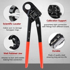 Angle Head F1807 PEX Pipe Crimping Tool for Copper Rings