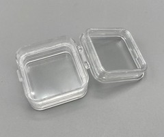 Dental Denture Hinged Display Box Film Membrane Storage Case False Teeth Case