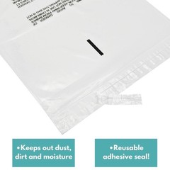 Clear Resealable Poly Bags 9″ x 12″ Polyethylene 1.5 Mil Pack of 4000 Pieces