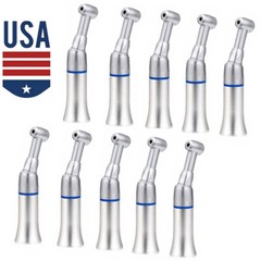3PCS Dental Slow Low Speed Handpiece Contra Angle Push Button E-type
