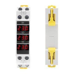 AC 80-500V 100A DIN Rail Ammeter Voltmeter Digital Display Voltage Current Meter