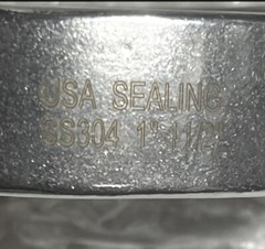 USA Sealing Zusa-stf-qc-2 Wing Nut, Quick Clamp, 1”-1.5” Sanitary Fitting, 304SS