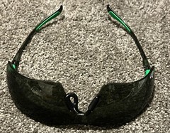 NoCry Work & Sports Safety Sunglasses Green Tinted Scratch Resistant Lenses UV
