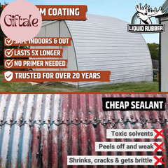 Silicone Roof Coating – Uv-Reflective, No Primer Needed, One-Coat Sealant for Fl